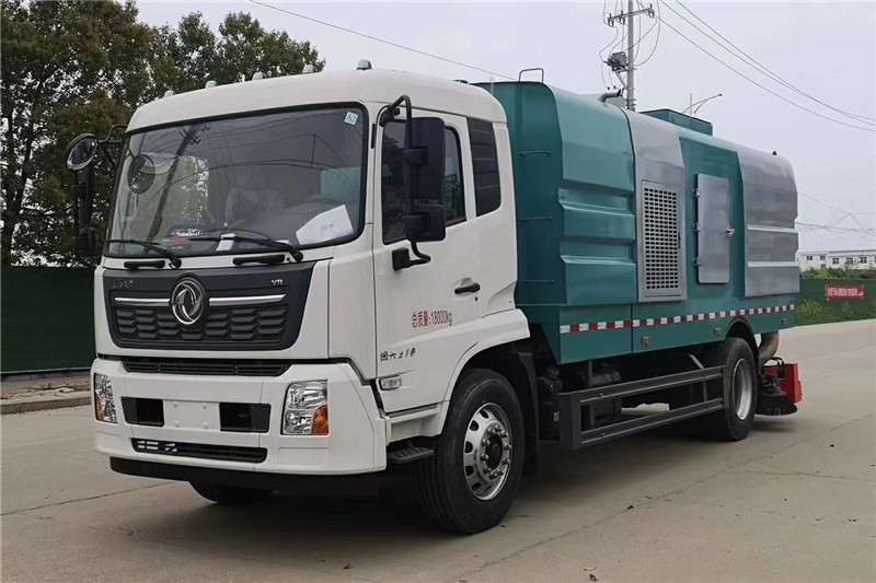 國(guó)六東風(fēng)天錦10噸（2水/8塵）吸塵車