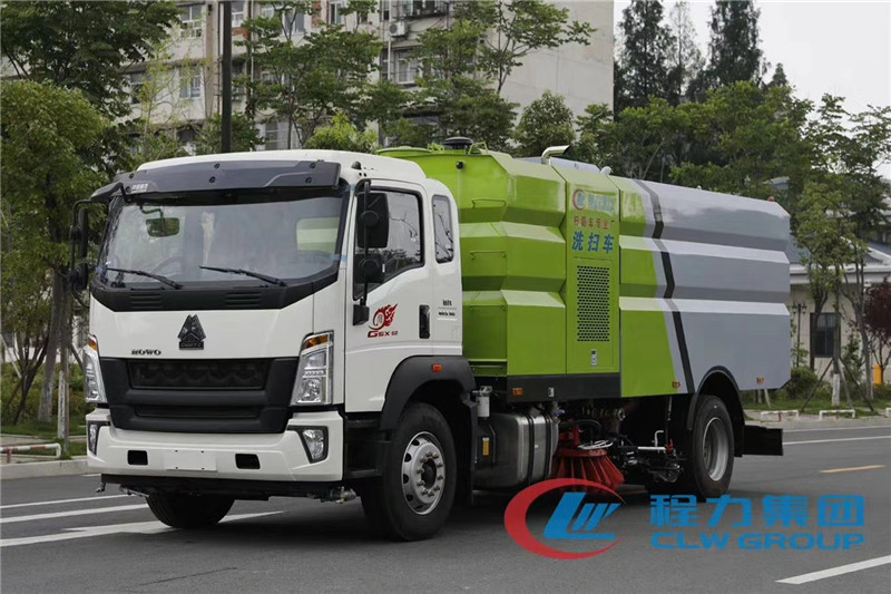 國(guó)六重汽豪沃16噸（9水/7塵）洗掃車