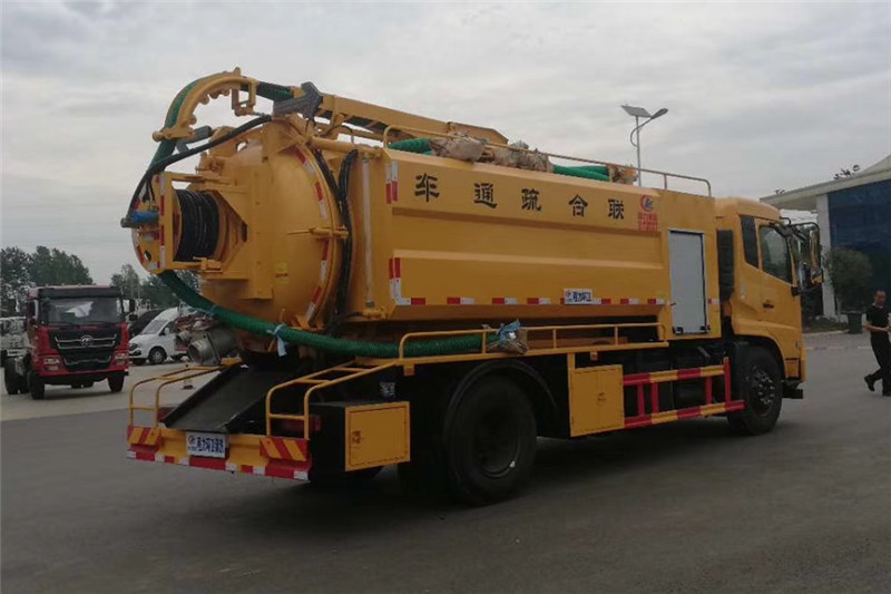 國六東風(fēng)天錦12方聯(lián)合疏通車
