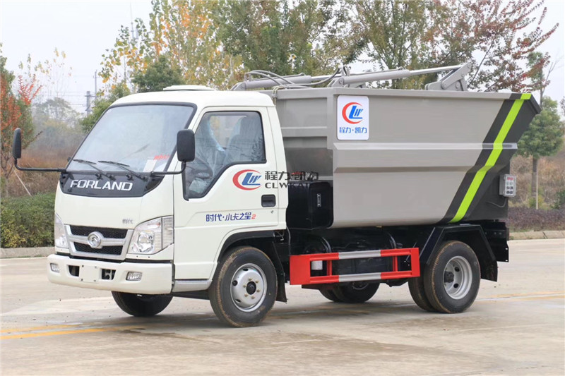 國(guó)六福田3方無泄漏壓縮垃圾車