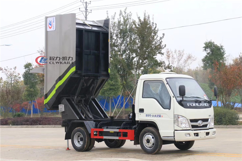 國(guó)六福田3方無泄漏壓縮垃圾車