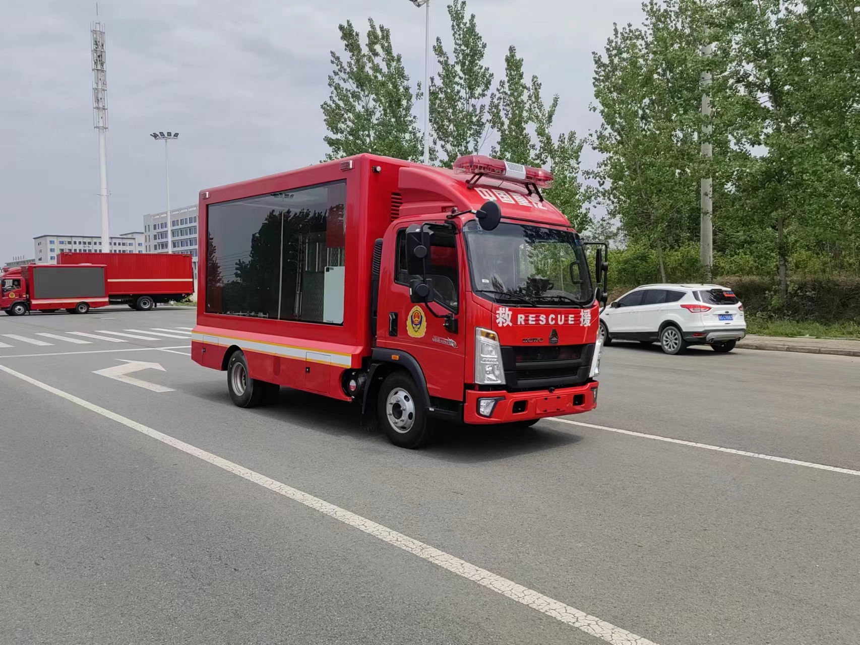簡易消防宣傳車